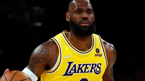 LeBron James of the Los Angeles Lakers