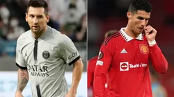 Lionel Messi (left) and Cristiano Ronaldo.