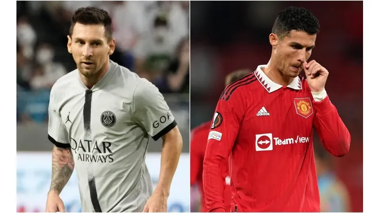 Lionel Messi (left) and Cristiano Ronaldo.