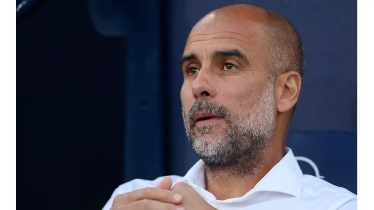 Manager Guardiola of Manchester City