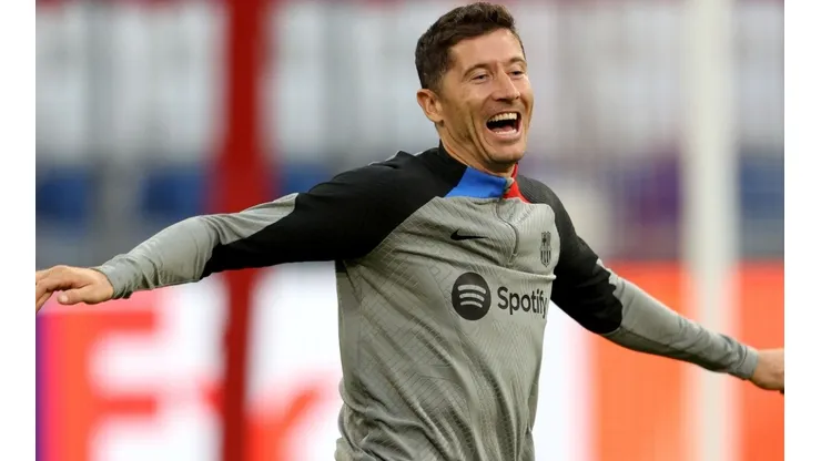Robert Lewandowski of FC Barcelona