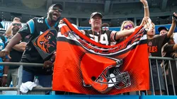 Cleveland Browns fans during the Week 1 game of the 2022 NFL season against the Panthers.