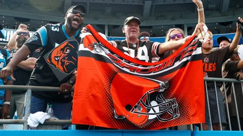 Cleveland Browns fans during the Week 1 game of the 2022 NFL season against the Panthers.