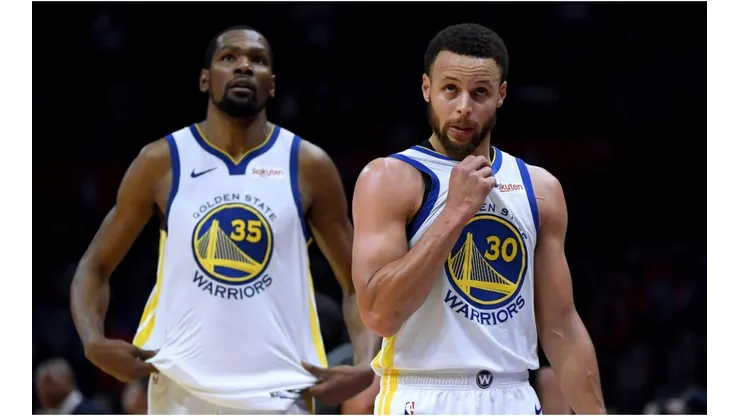 Stephen Curry and Kevin Durant