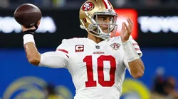 Jimmy Garoppolo in action for the 49ers last season.