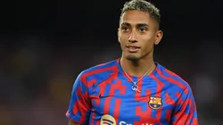 Raphinha, Barcelona's striker.