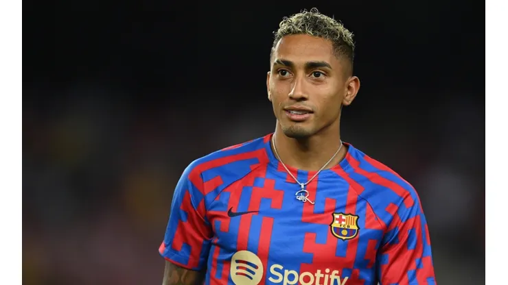 Raphinha, Barcelona's striker.