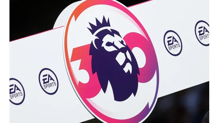 Detailed view of The Premier League logo