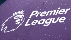 A detailed view of the Premier League logo