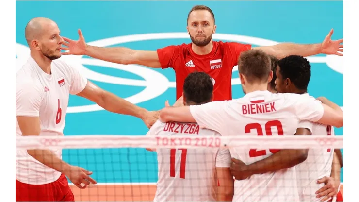 Players of Team Poland celebrates