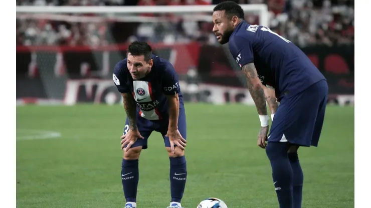 Lionel Messi (left) and Neymar.