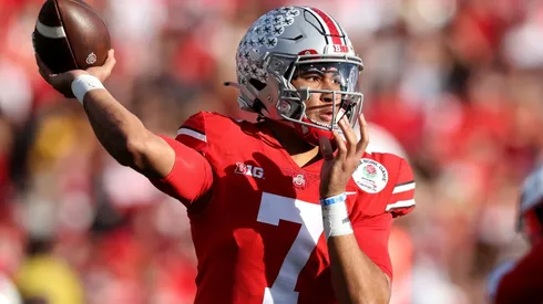 C.J. Stroud of the Ohio State Buckeyes