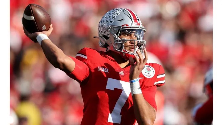 C.J. Stroud of the Ohio State Buckeyes