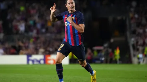 Robert Lewandowski of Barcelona