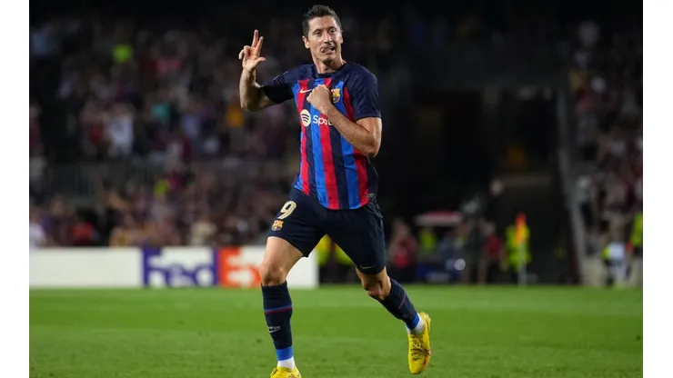 Robert Lewandowski of Barcelona