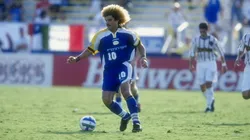 Carlos Valderrama #10 of the Miami Fusion in 1998
