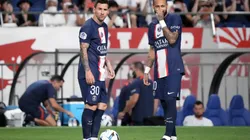 Messi and Neymar of PSG