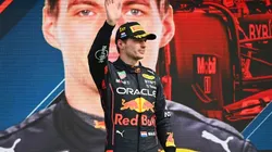Max Verstappen celebrates after winning Dutch Grand Prix