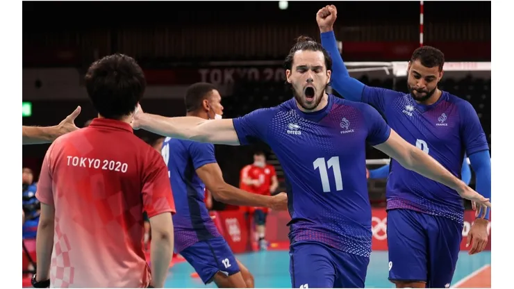 Antoine Brizard and Earvin Ngapeth of France