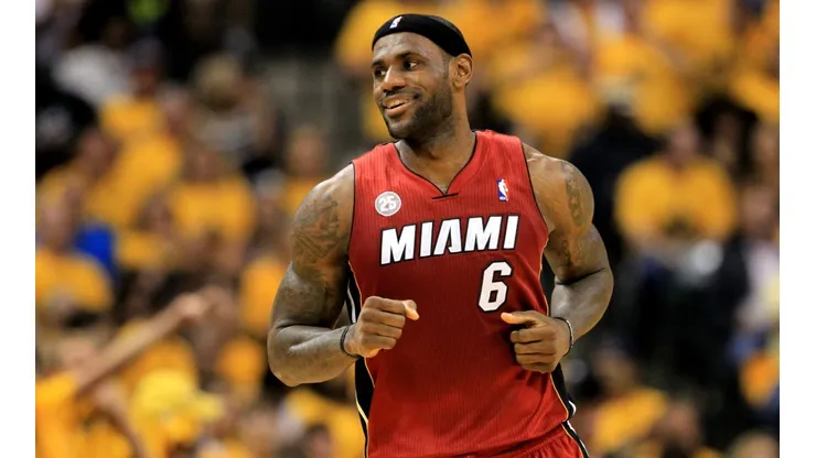 LeBron James, during his Miami Heat years