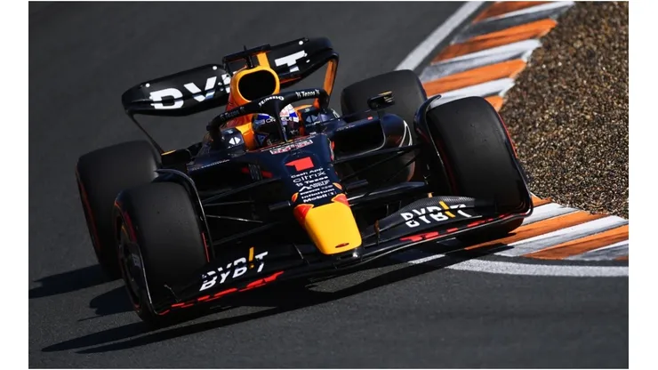 Max Verstappen, poleman in the Dutch Gran Prix