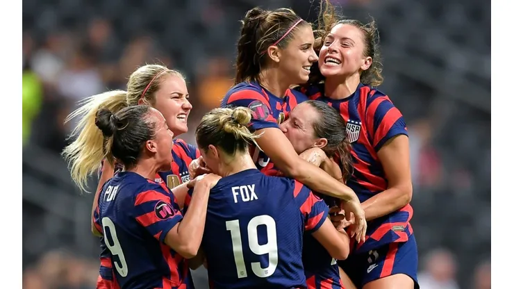 Alex Morgan of the US