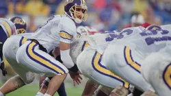 East Carolina Pirates prepares to take the snap