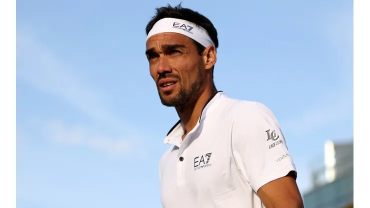 Italian standout player Fabio Fognini.
