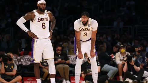 LeBron James and Anthony Davis