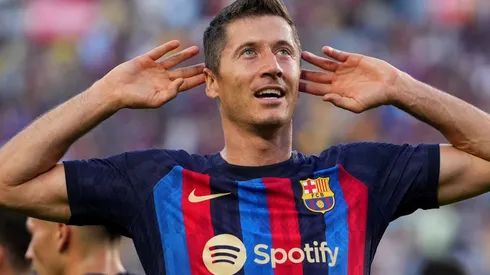 Robert Lewandowski of Barcelona