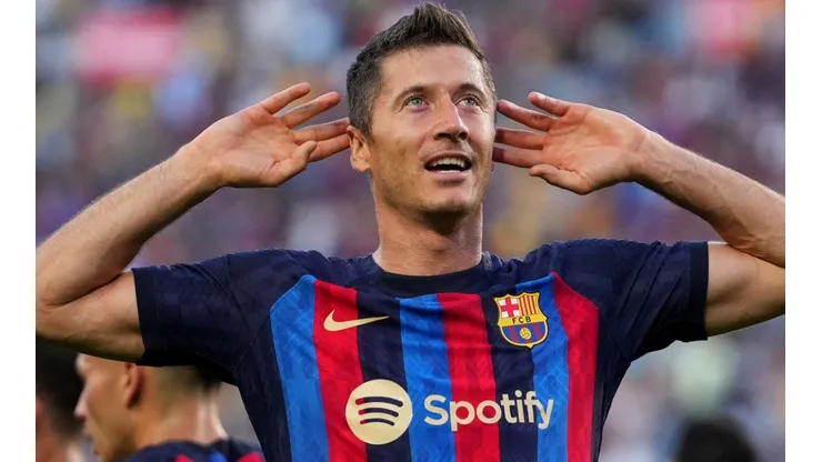 Robert Lewandowski of Barcelona