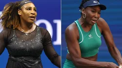 Serena Williams and Venus Williams of the USA