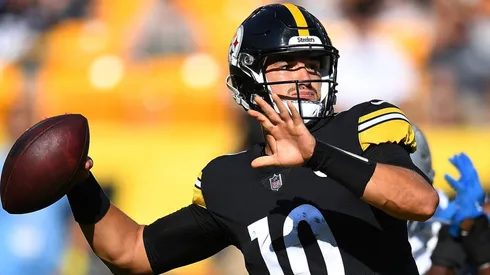 Mitch Trubisky will fight for the starting quartecback role in the Steelers this year.