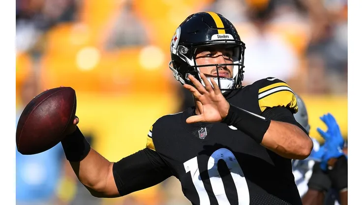 Mitch Trubisky will fight for the starting quartecback role in the Steelers this year.