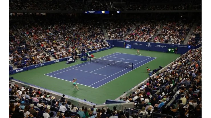 A general view of a match during the 2022 US Open.