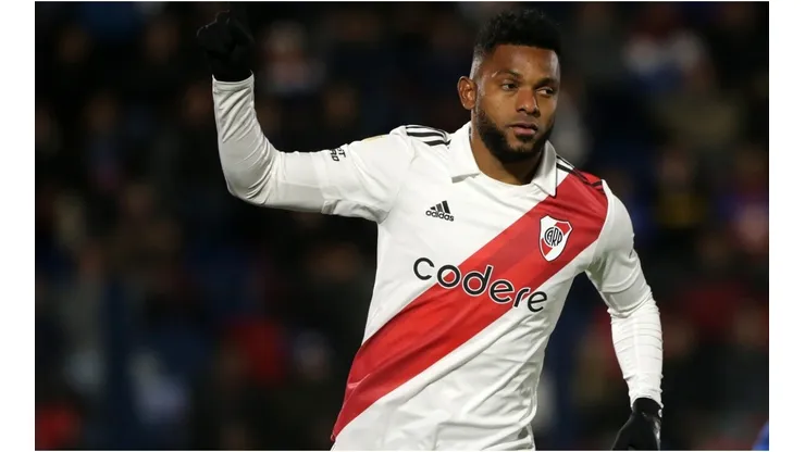 Miguel Borja of River Plate