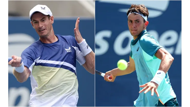 Andy Murray (left) and Emilio Nava