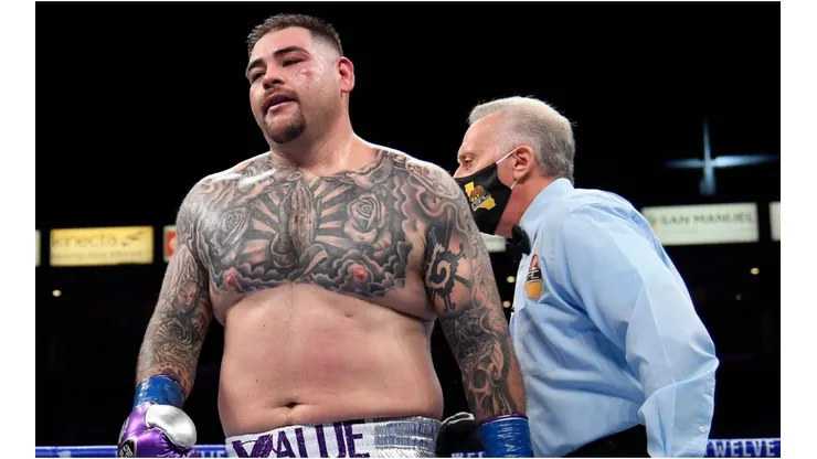 Andy Ruiz during his fight against Chris Arreola