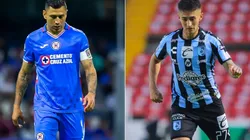 Luis Rodriguez of Cruz Azul (left) and Gabriel Rojas of Queretaro.