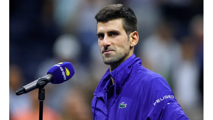 Novak Djokovic of Serbia