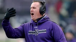 Head coach Pat Fitzgerald of Wildcats