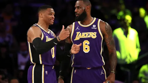 Russell Westbrook and LeBron James
