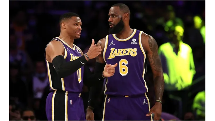 Russell Westbrook and LeBron James
