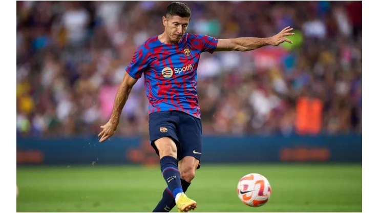 Robert Lewandowski of FC Barcelona