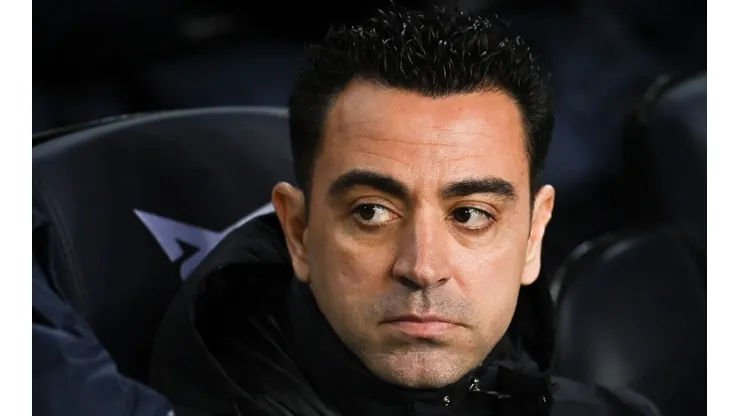 Manager Xavi Hernandez of Barcelona