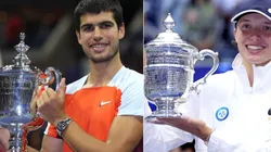 Carlos Alcaraz of Spain and Iga Swiatek of Poland as the 2022 US Open Winners for Men's and Women's Singles