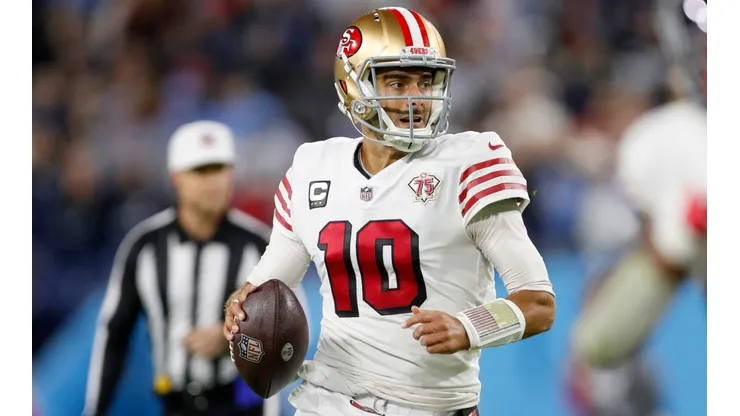The future of Jimmy Garoppolo at the 49ers is still uncertain.