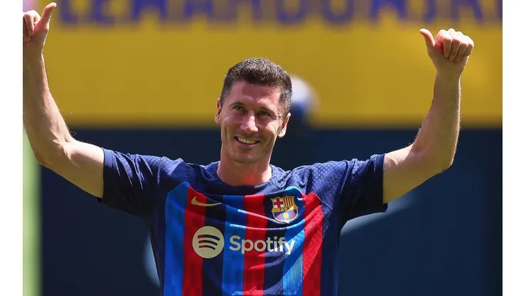 Robert Lewandowski of Barcelona.