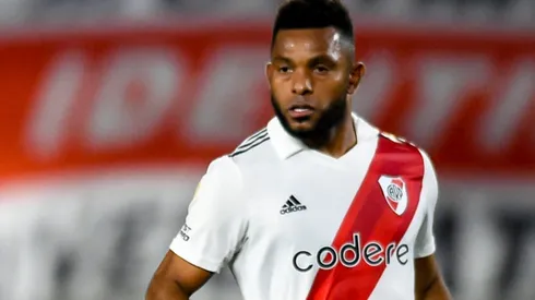 Miguel Borja of River Plate