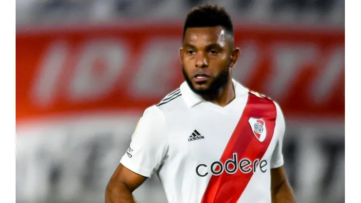 Miguel Borja of River Plate